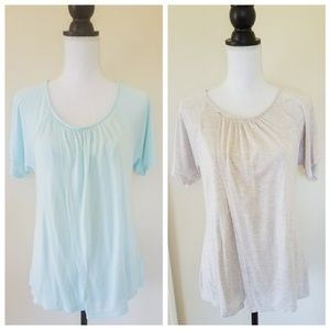 Two Old Navy Maternity/Nursing Shirts